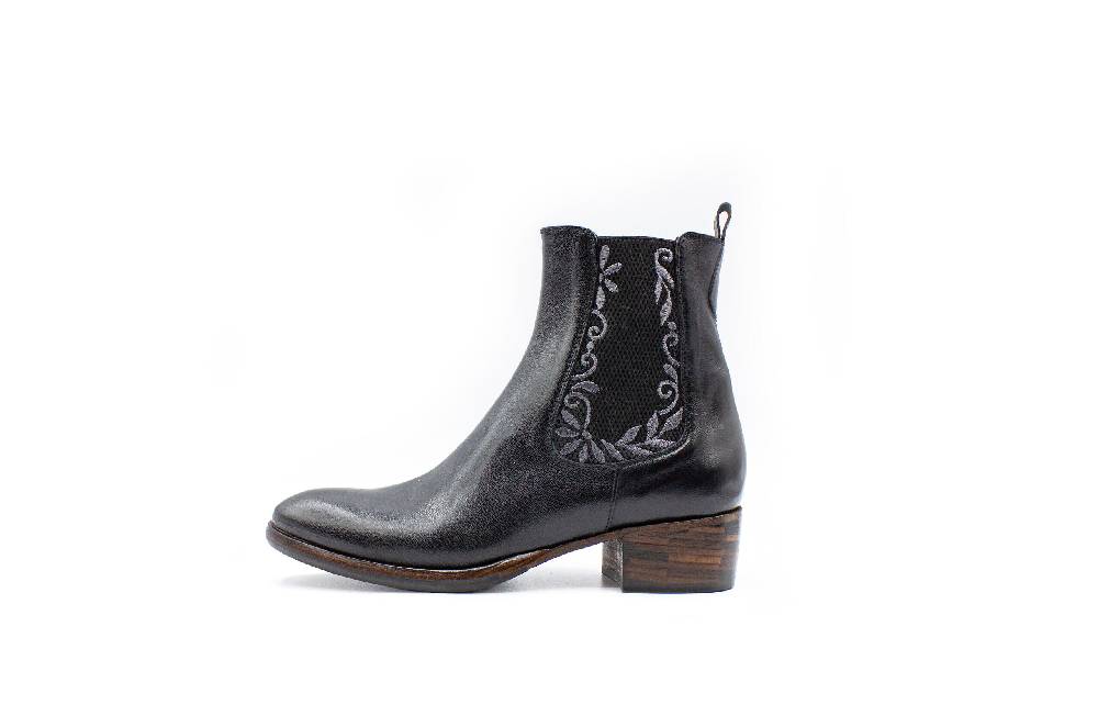 King Tartufoli EMBROIDERED ANKLE BOOT Affare Del Giorno