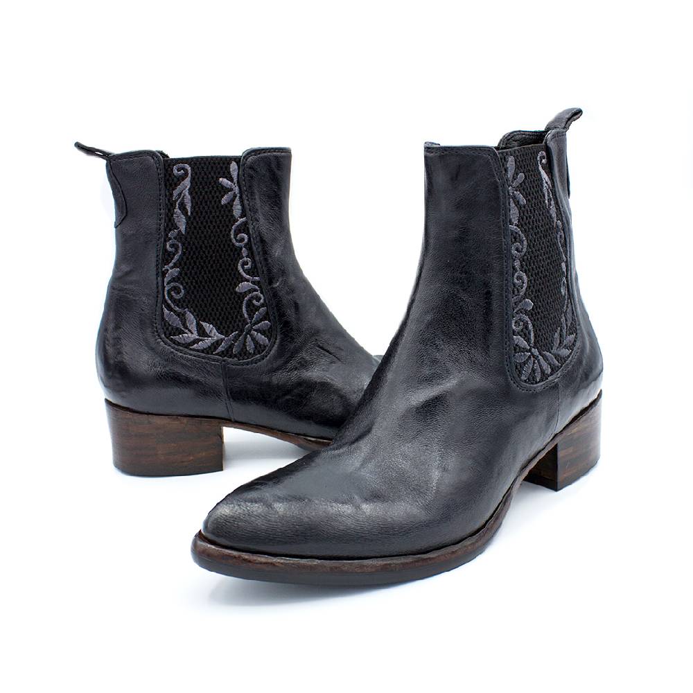 King Tartufoli EMBROIDERED ANKLE BOOT Affare Del Giorno