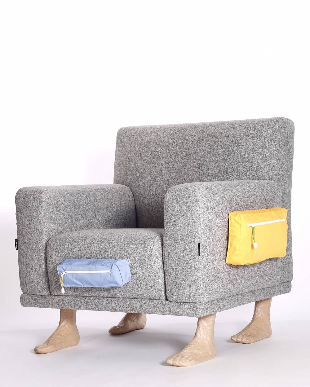 Lc23 Wood Feet Polartec Armchair Fino Al -60%
