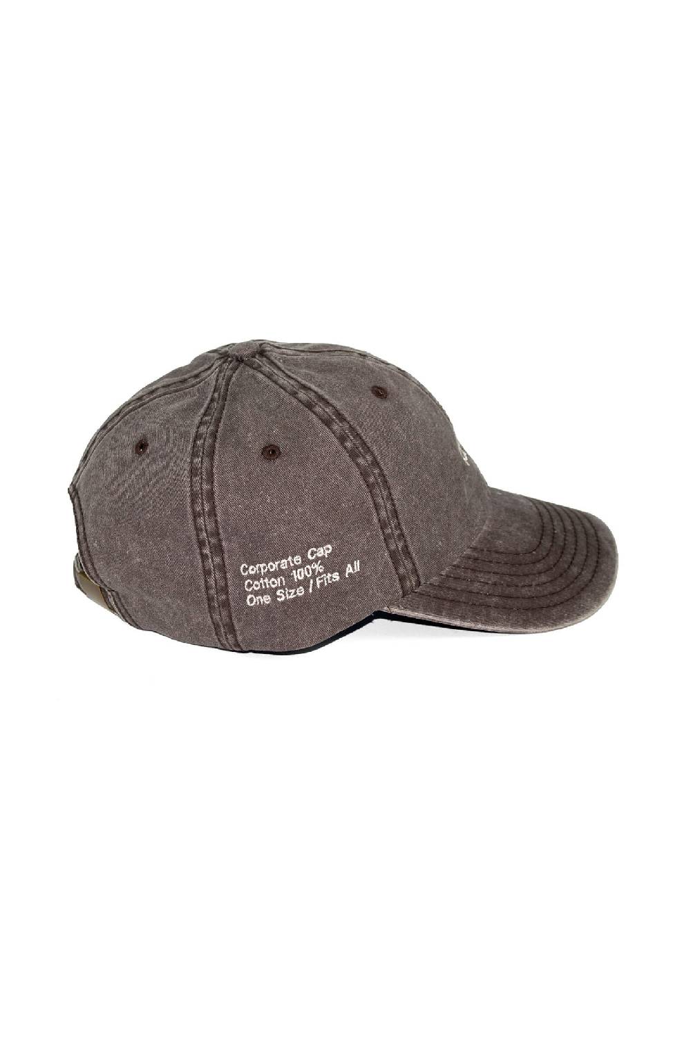 Lc23 Baseball Cap Washed Brown Negozio online di fabbrica