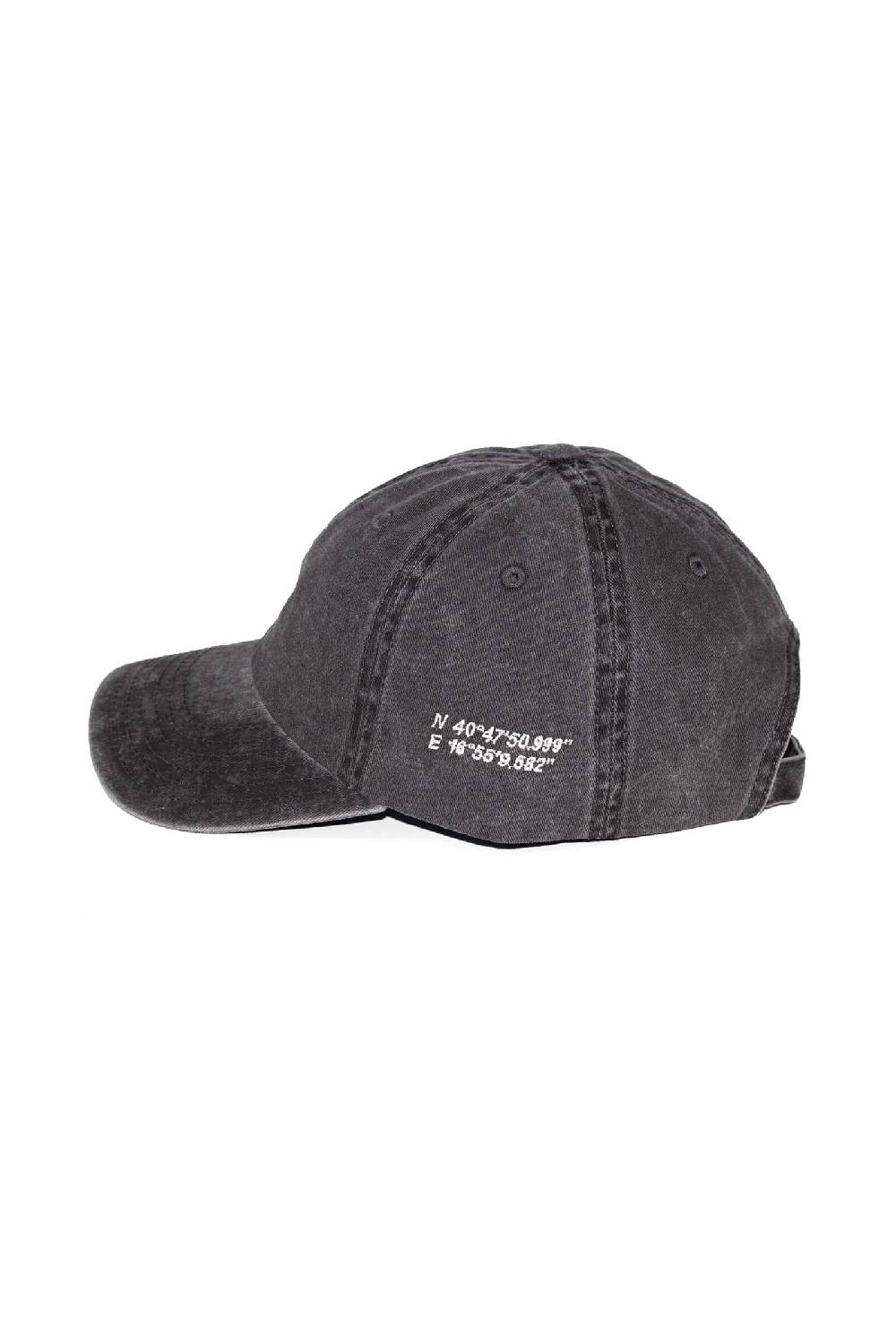 Lc23 Baseball Cap Washed Black Fornitura limitata