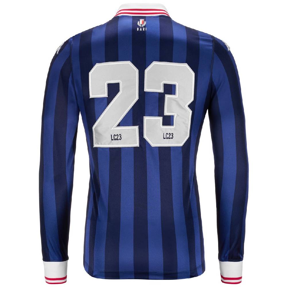 Lc23 LC23 x Kappa x SSC BARI Navy Jersey Long Sleeve Trasporto libero internazionale