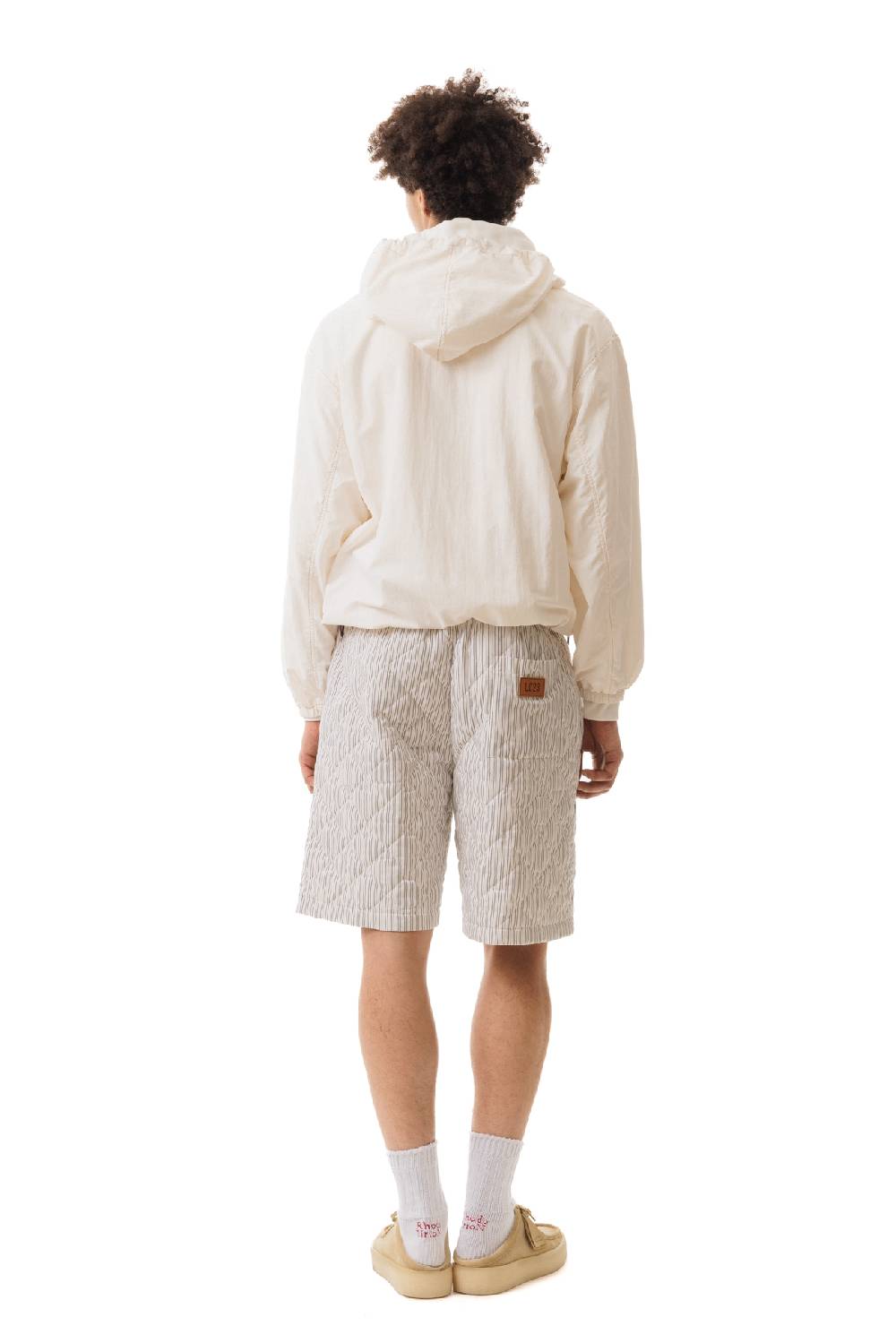 Lc23 Quilted Popeline Shorts Cream-Black 2025
