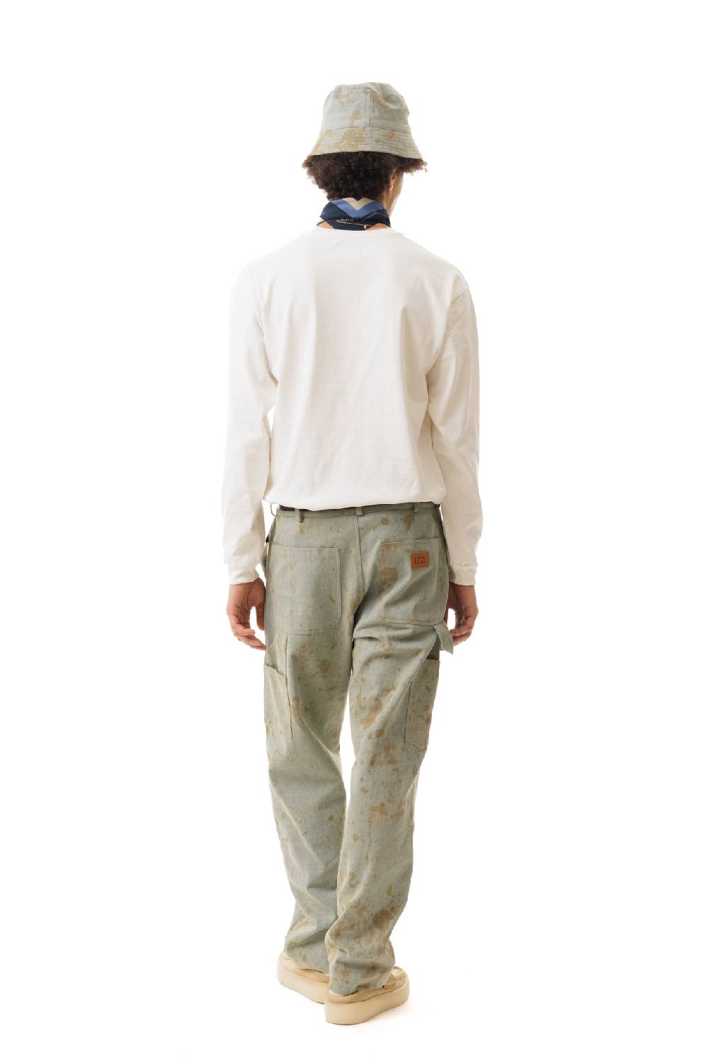Lc23 Dirty Denim Work Trousers Qualità