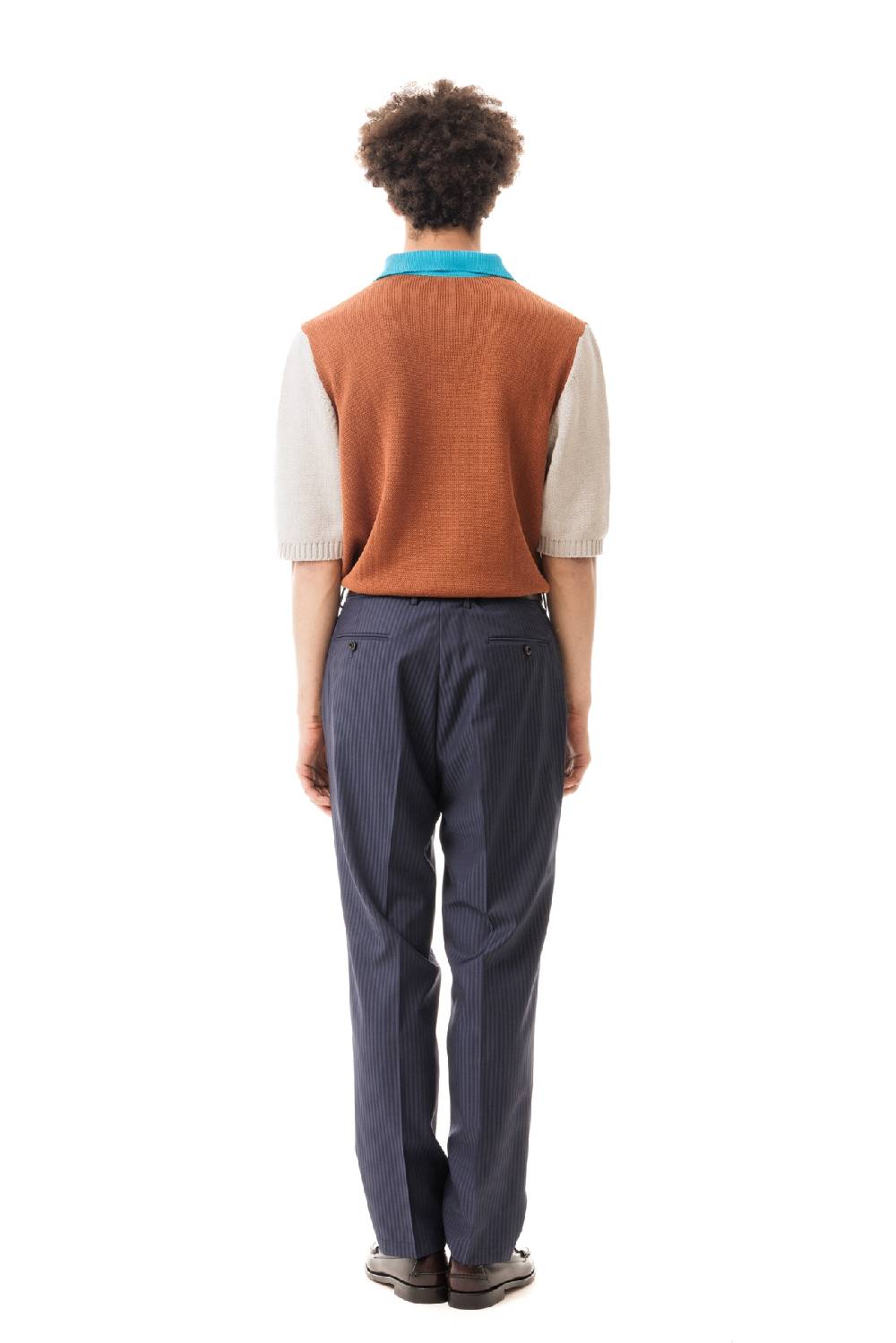Lc23 Stripes Navy Trousers Spedizione Gratuita