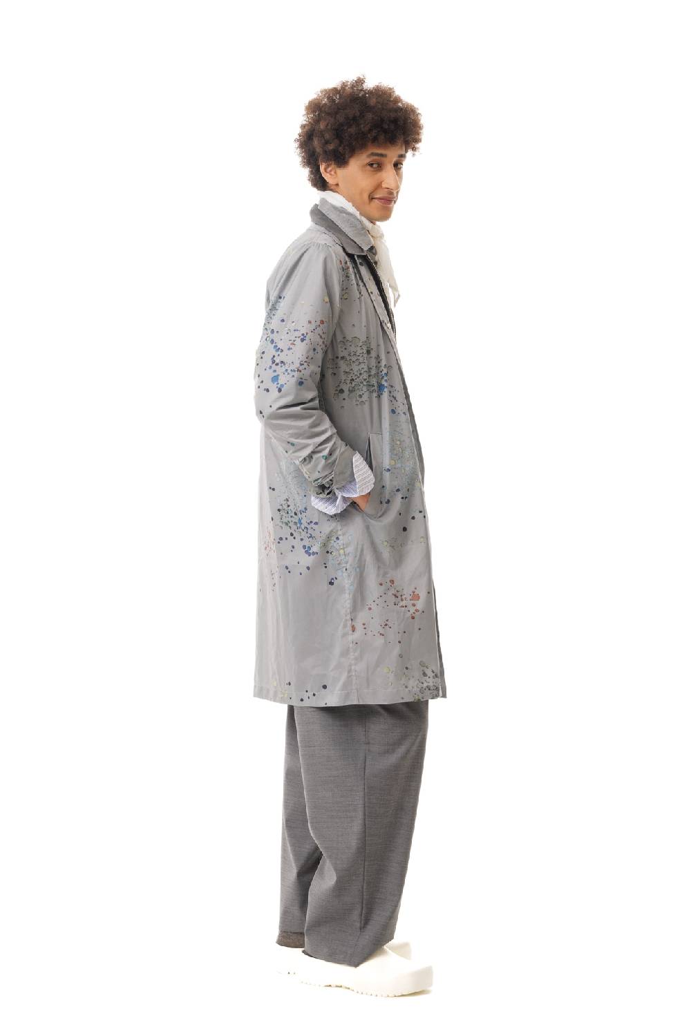 Lc23 Splash Printed Nylon Coat Promozione Limitata