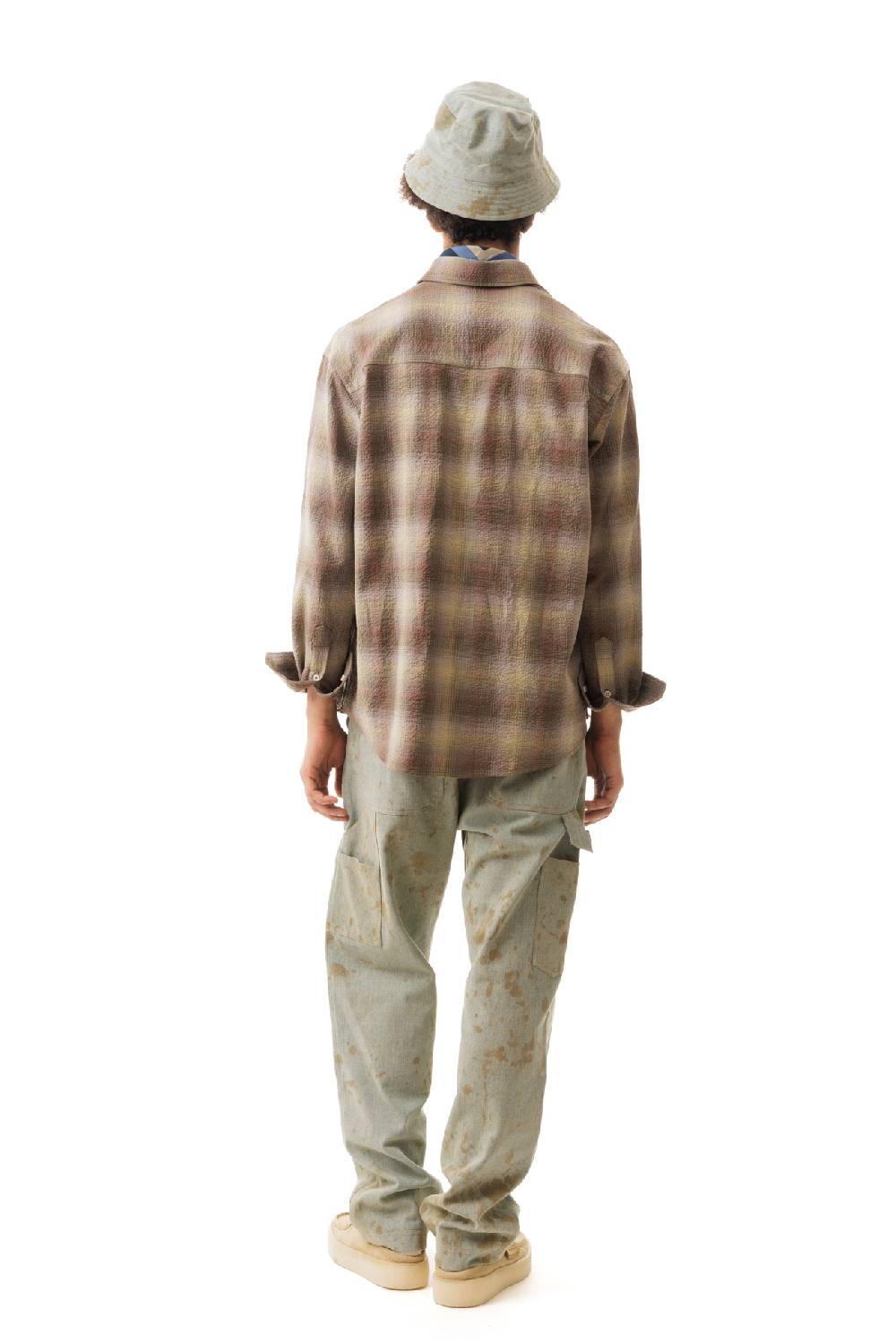 Lc23 Seersucker Check Shirt Sconto