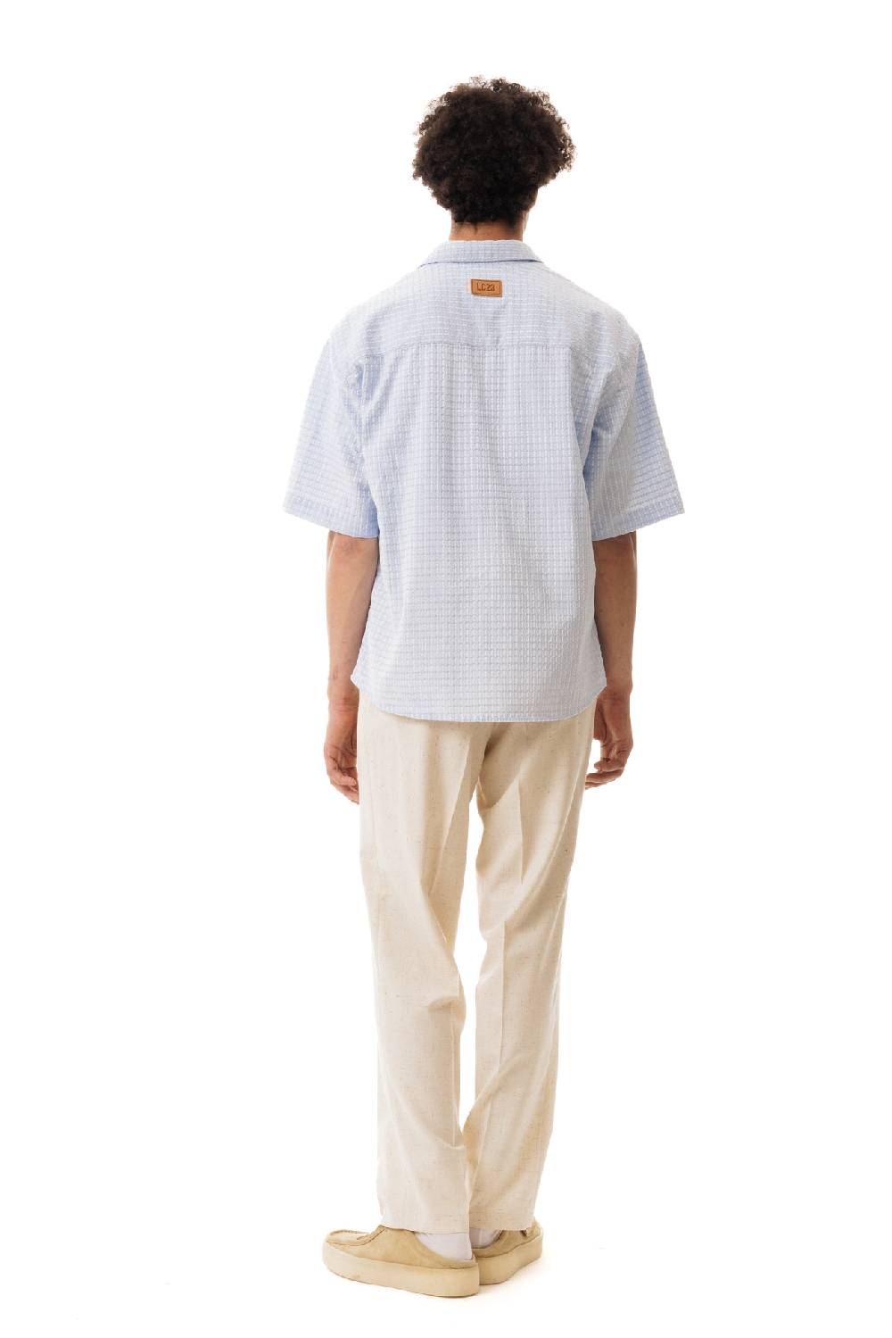 Lc23 Short Sleeve Shirt Blue Vendita Calda