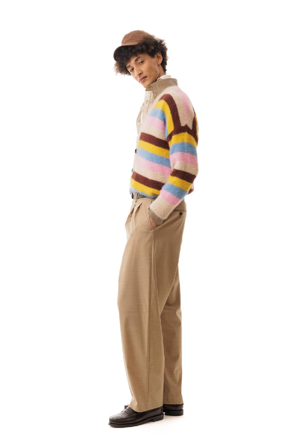 Lc23 Multicolor Stripes Cardigan Spedizione gratuita