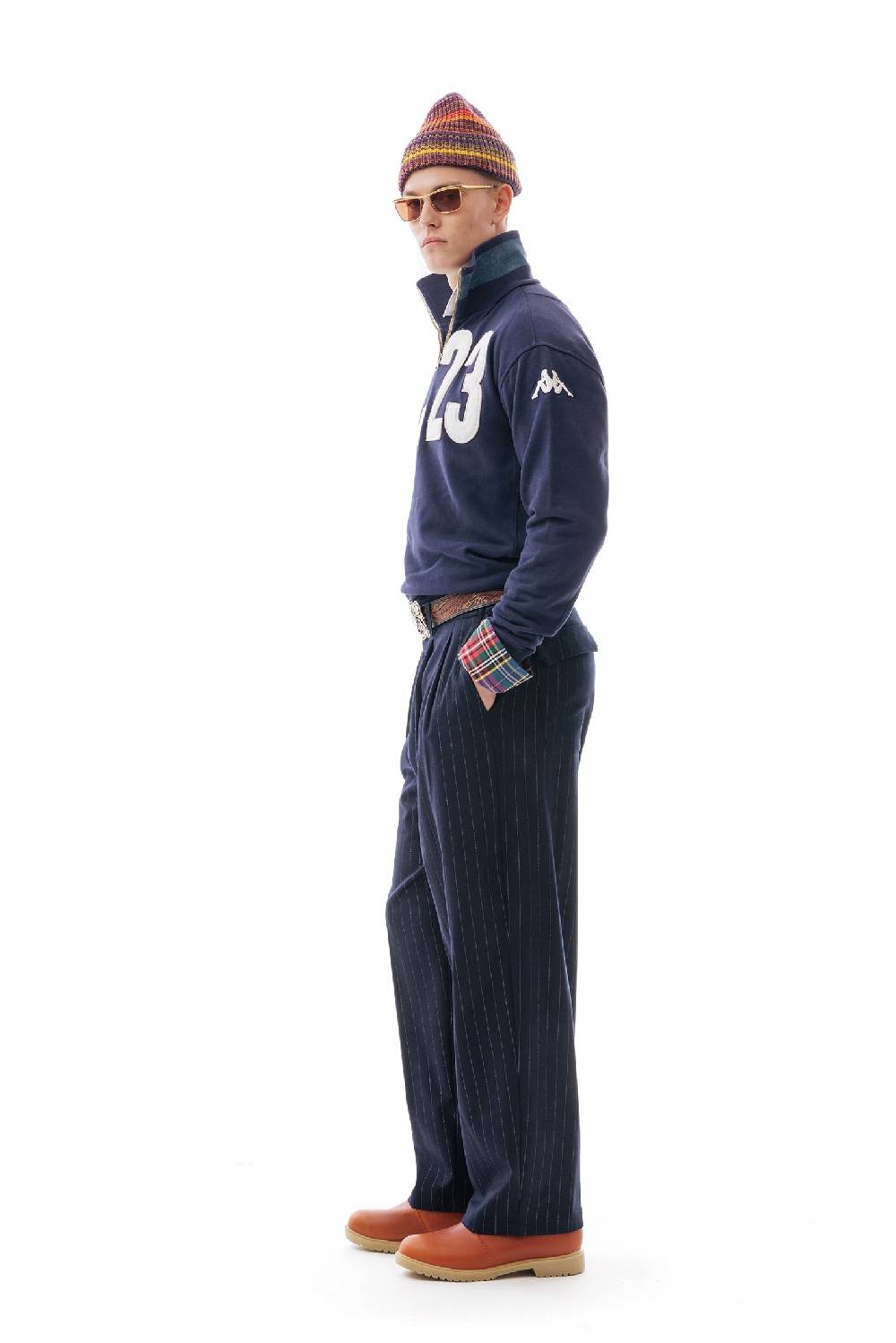 Lc23 LC23 x KAPPA EROI SWEATER NAVY Latest fashion