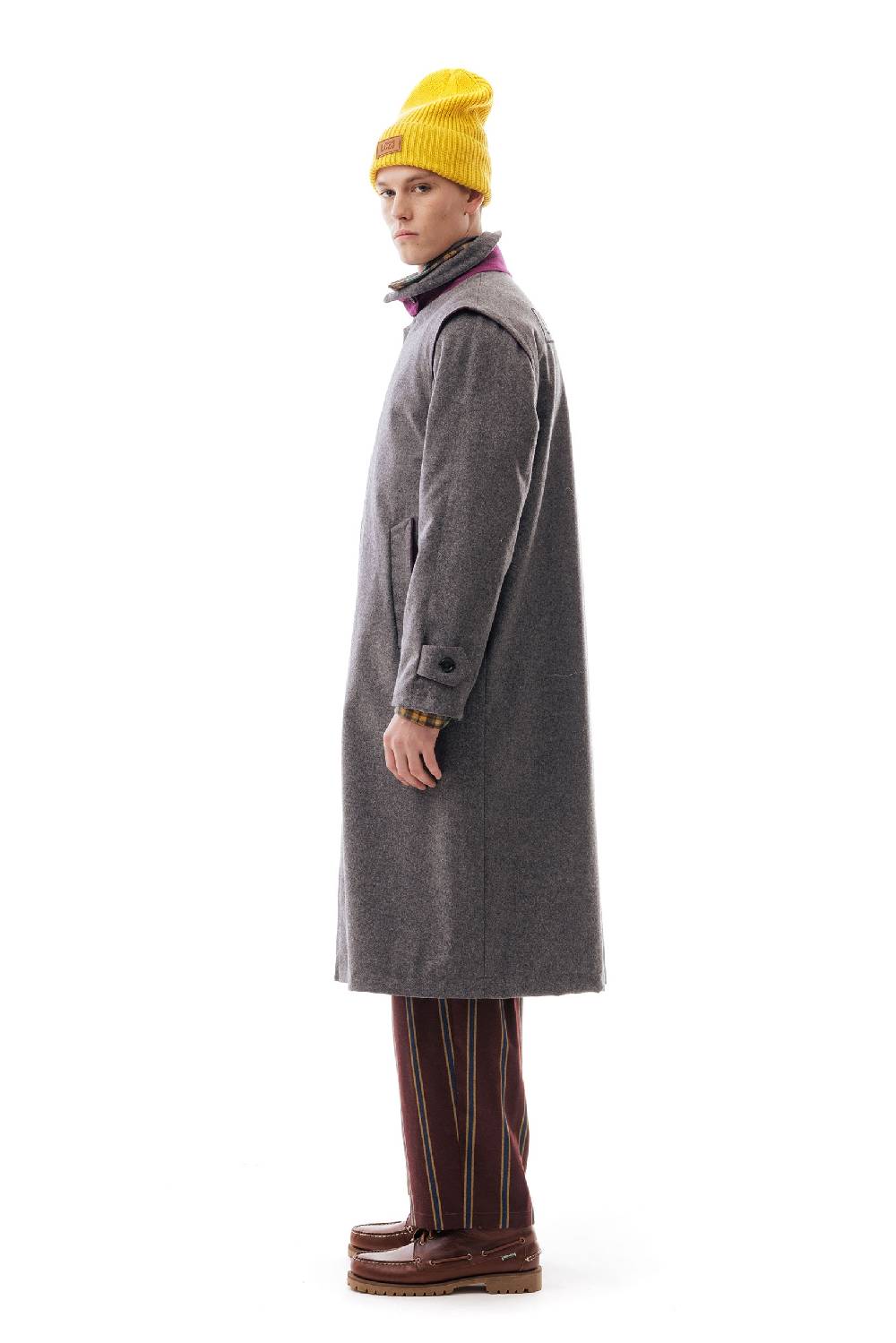 Lc23 WR Loden Coat Grey Online Outlet