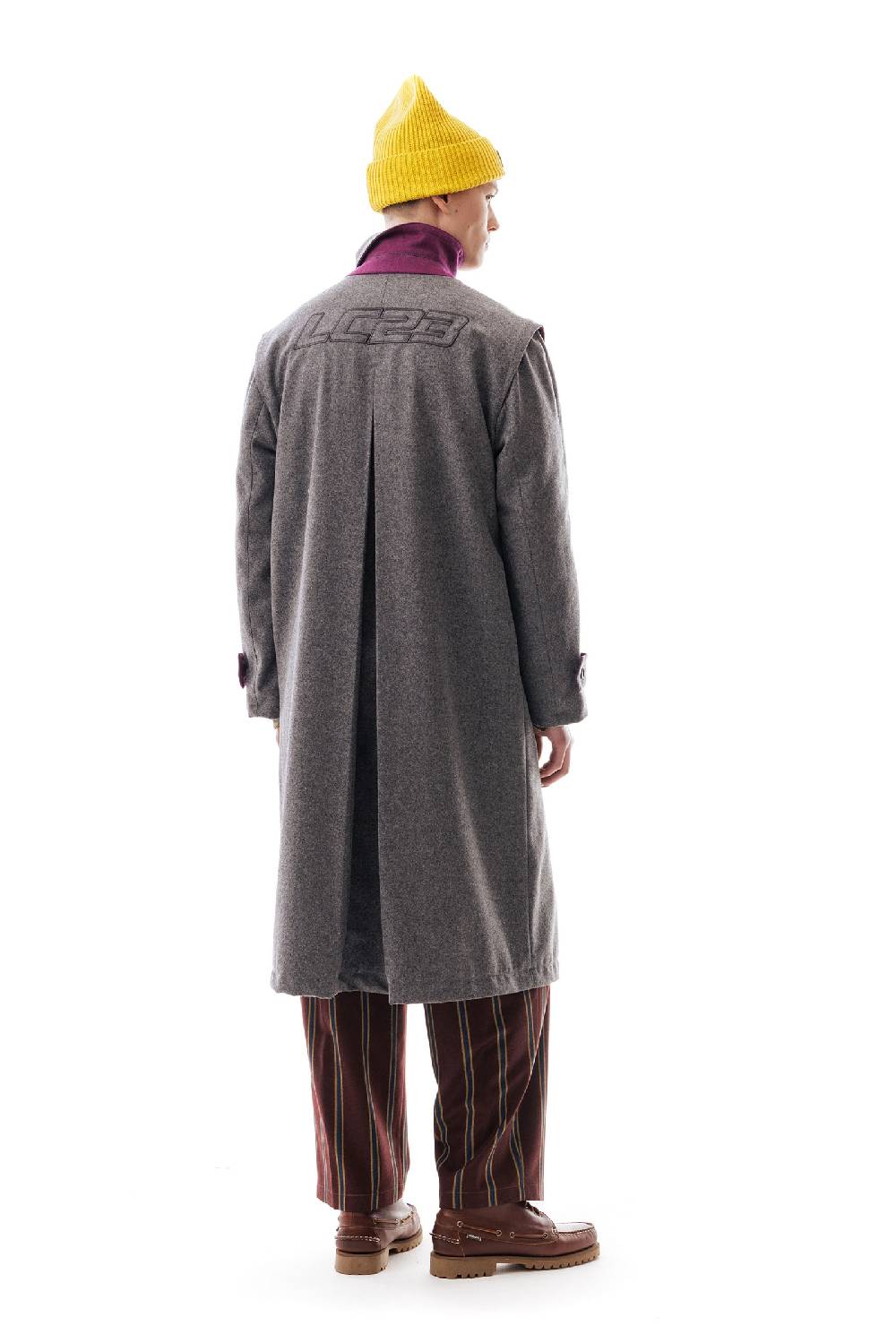 Lc23 WR Loden Coat Grey Online Outlet