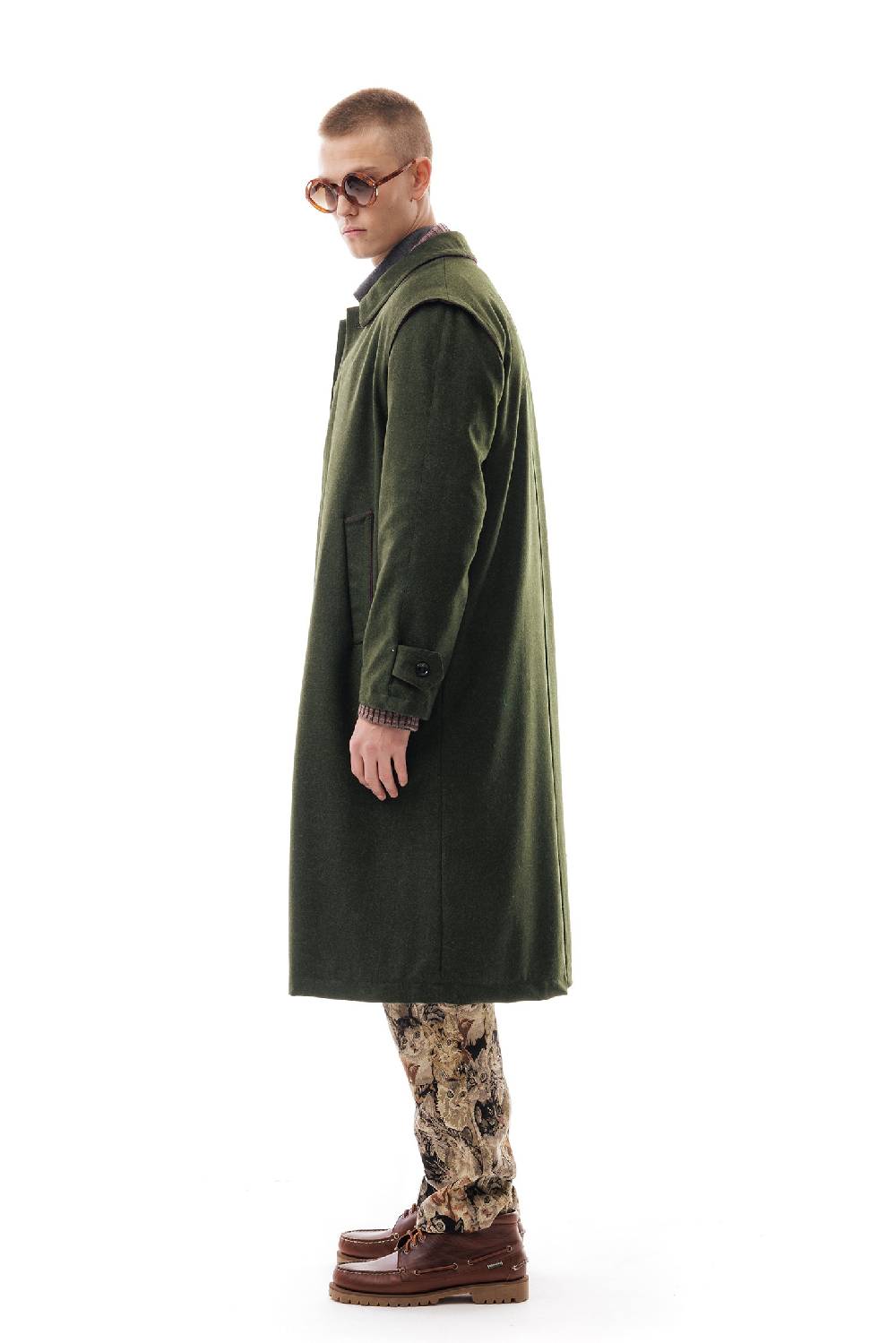 Lc23 WR Loden Coat Green Offerta temporanea