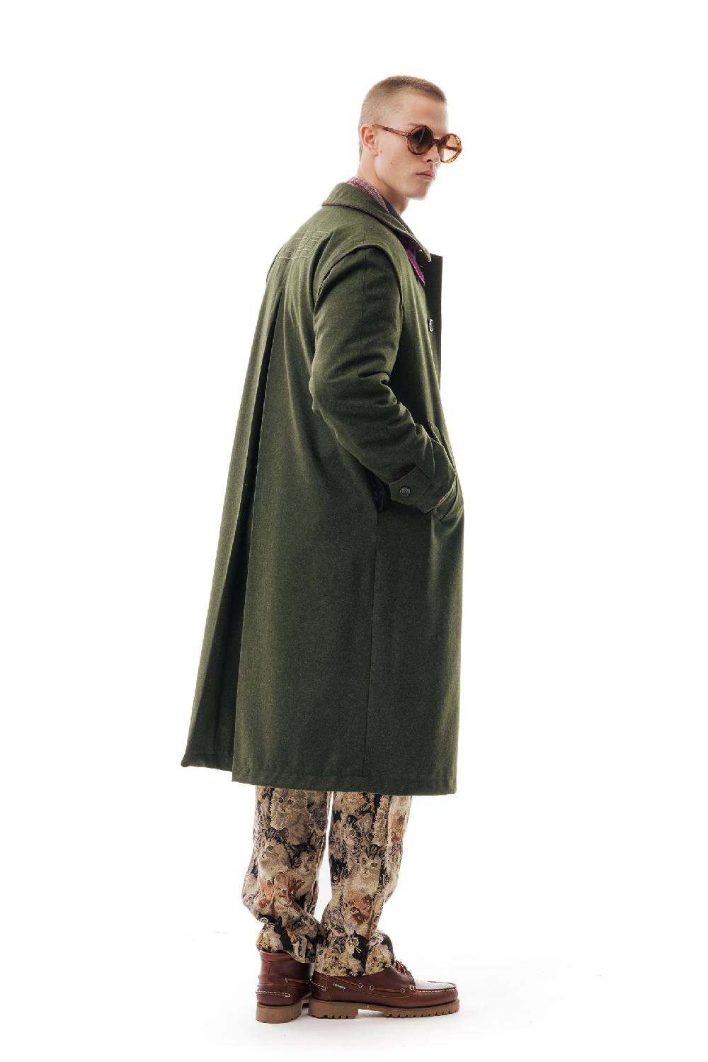 Lc23 WR Loden Coat Green Offerta temporanea