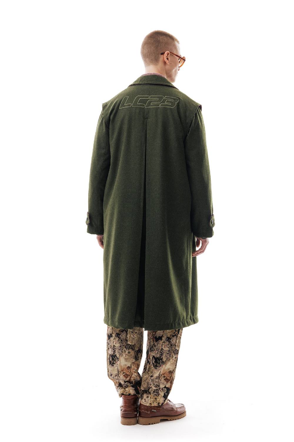 Lc23 WR Loden Coat Green Offerta temporanea