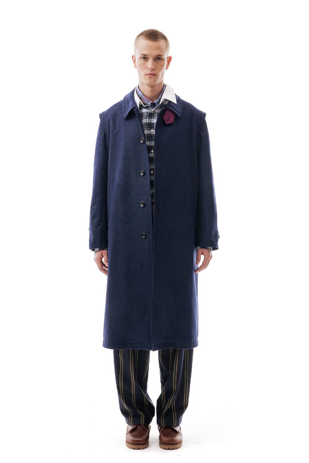Lc23 WR Loden Coat Navy Lightning offer