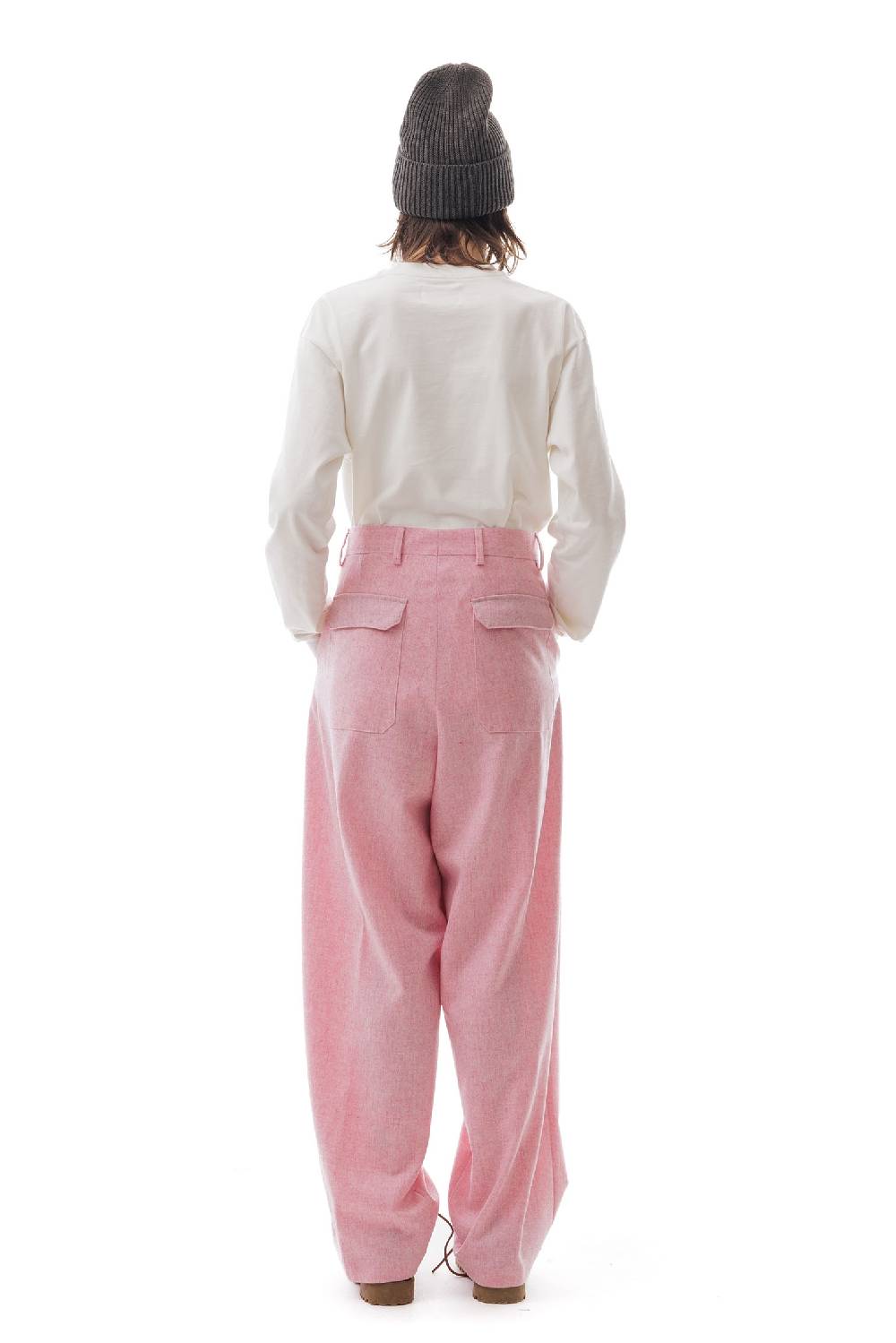 Lc23 Shetland Double Pence Trousers Pink Offerte stagionali