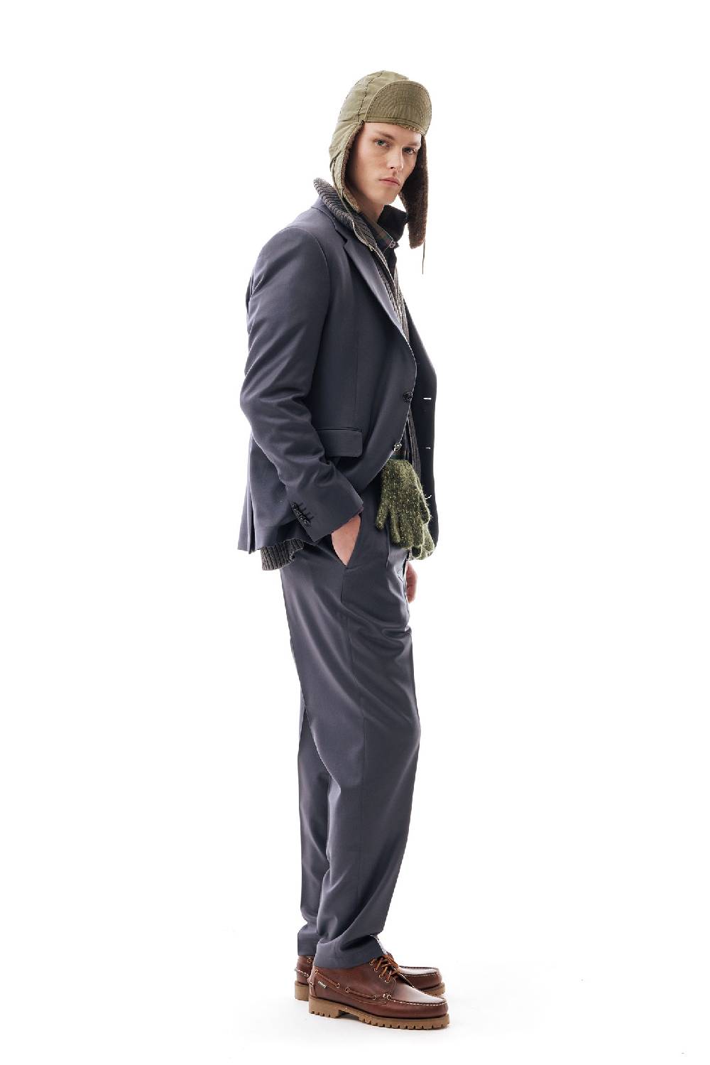 Lc23 Flannel Dark Grey Blazer Offerta settimanale