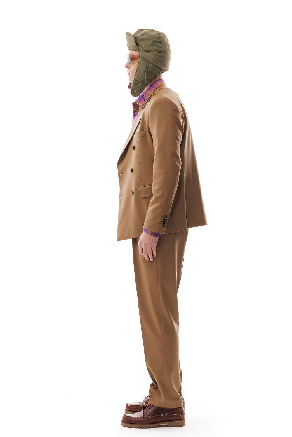 Lc23 Flannel Camel Blazer Rilascio limitato