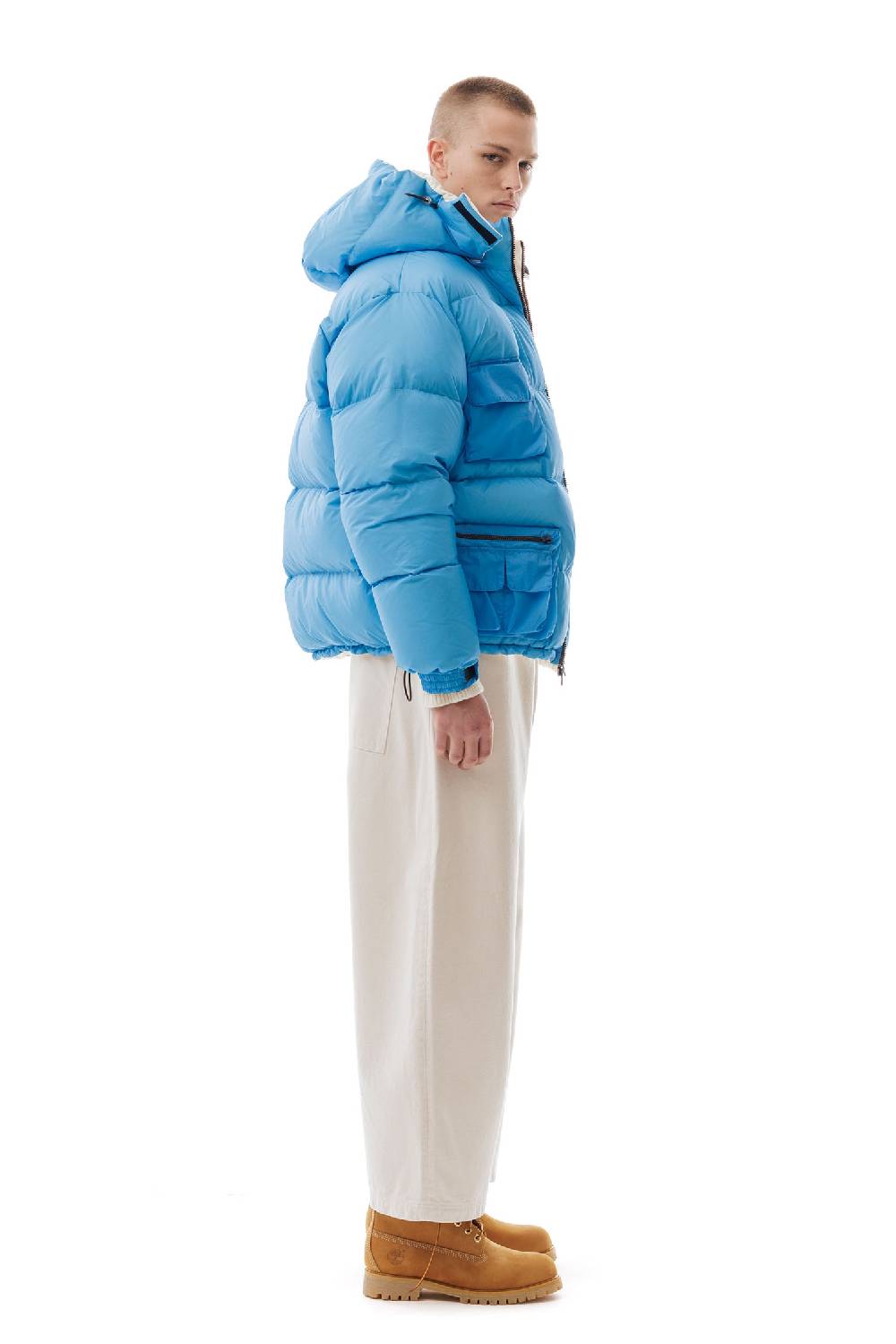 Lc23 Multipocket Down Jacket Blue Fino al 60% di sconto