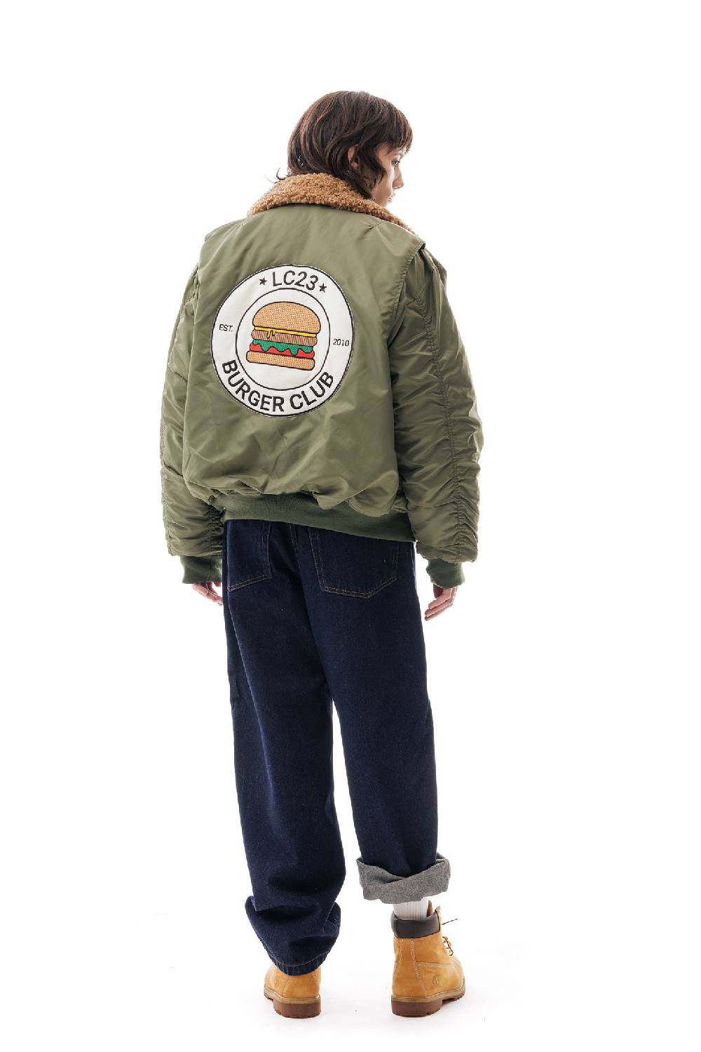 Lc23 Burger Club Bomber Jacket Fino al 65% di sconto
