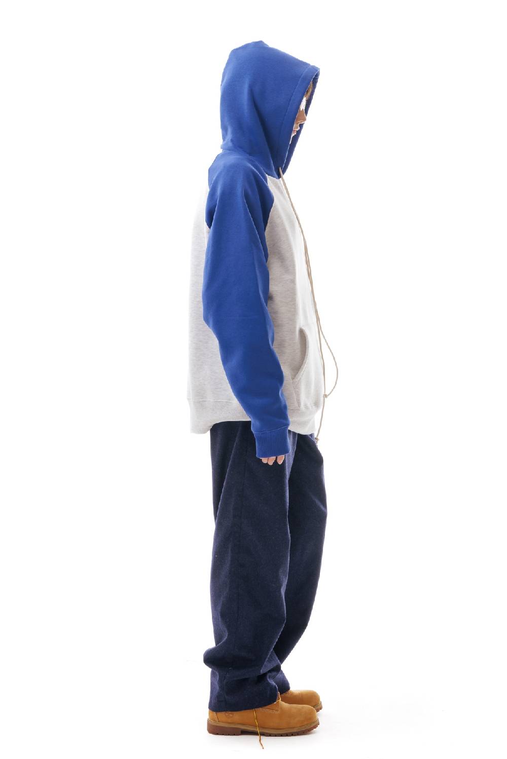 Lc23 Bicolor Hoodie Grey/Blue Offerta speciale della fabbrica
