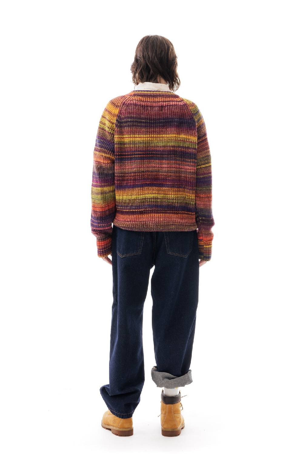 Lc23 Multicolor Cardigan Purple/Yellow Solo un giorno rimasto