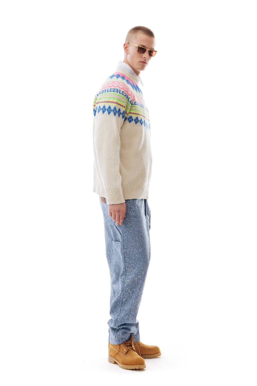 Lc23 LC23 Norvegian Sweater Cream Officina