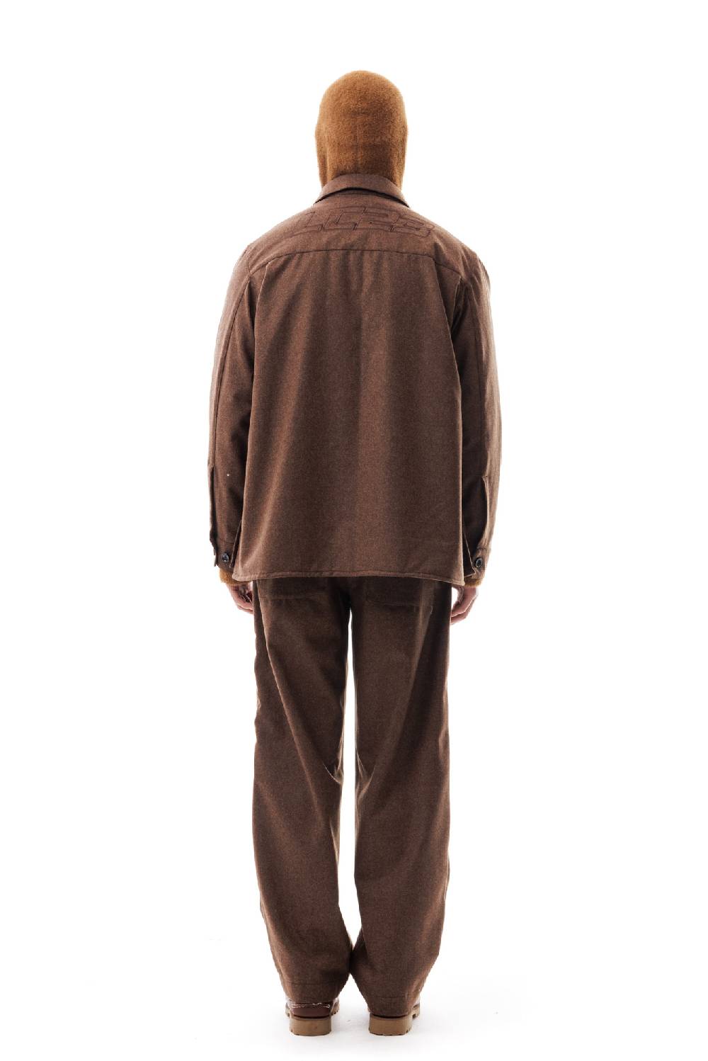 Lc23 WR Wool Overshirt Brown Black Friday Prezzi