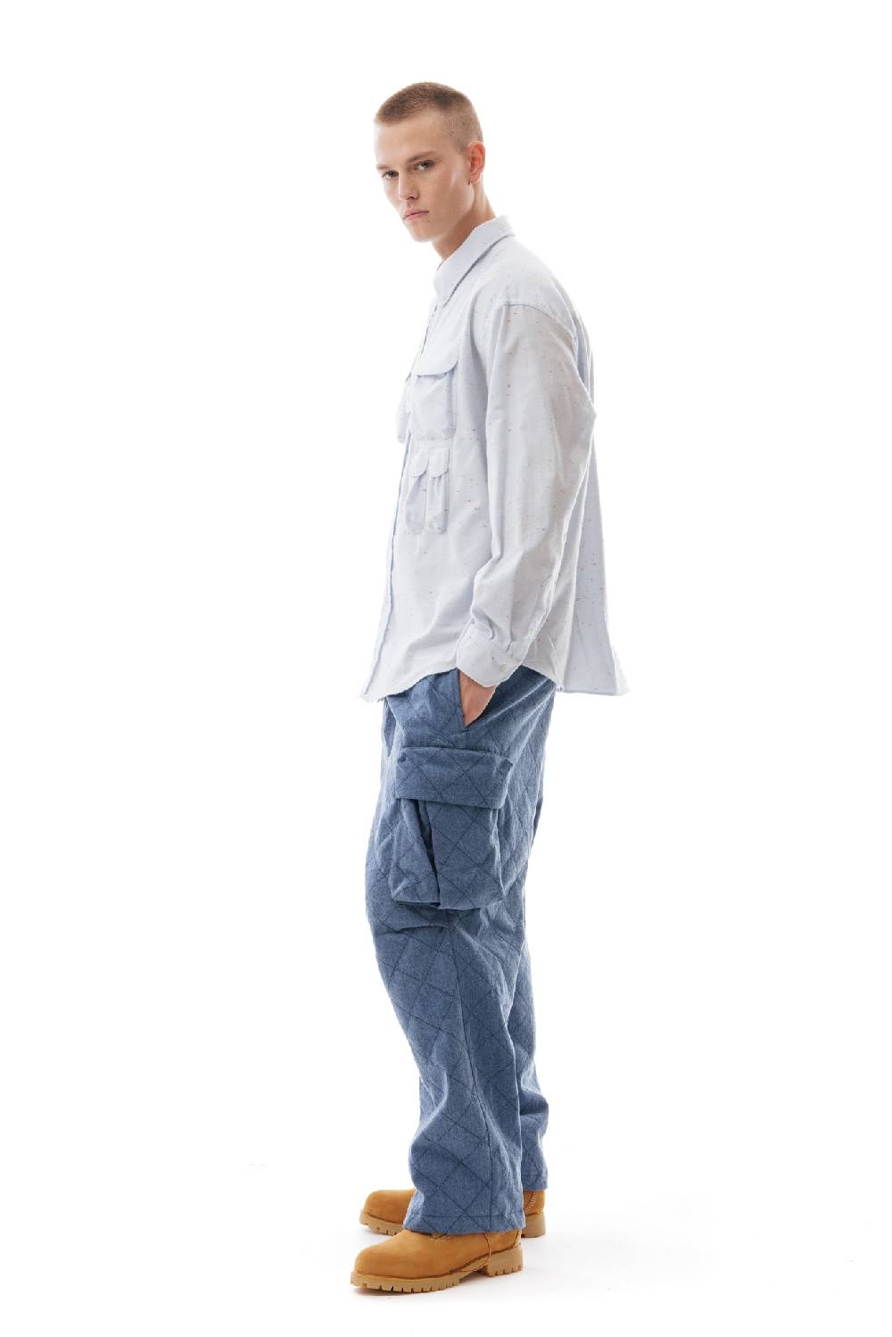 Lc23 Flannel Multipocket Shirt Blue Sconti questo mese