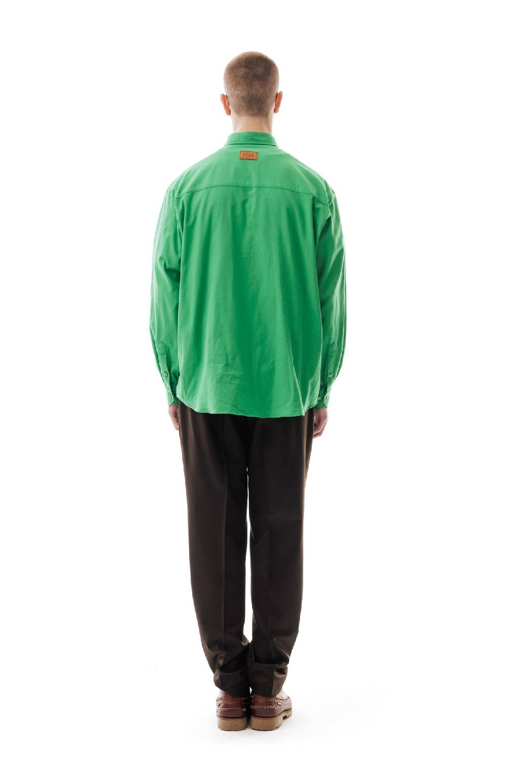 Lc23 Flannel Multipocket Shirt Green Italia