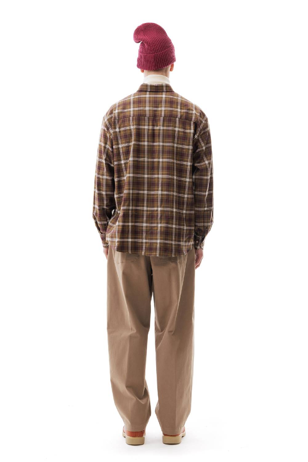 Lc23 Flannel Check Shirt Army Green Qualità