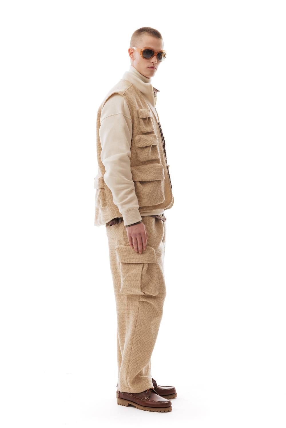 Lc23 Wool Multipocket Vest Qualità Garantita