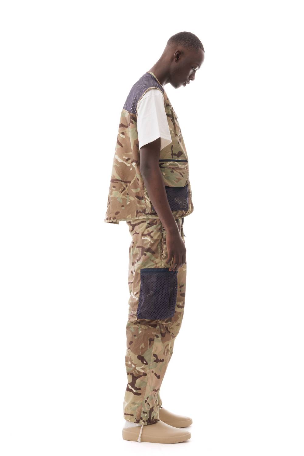 Lc23 Nylon Multipocket Camo Vest Outlet