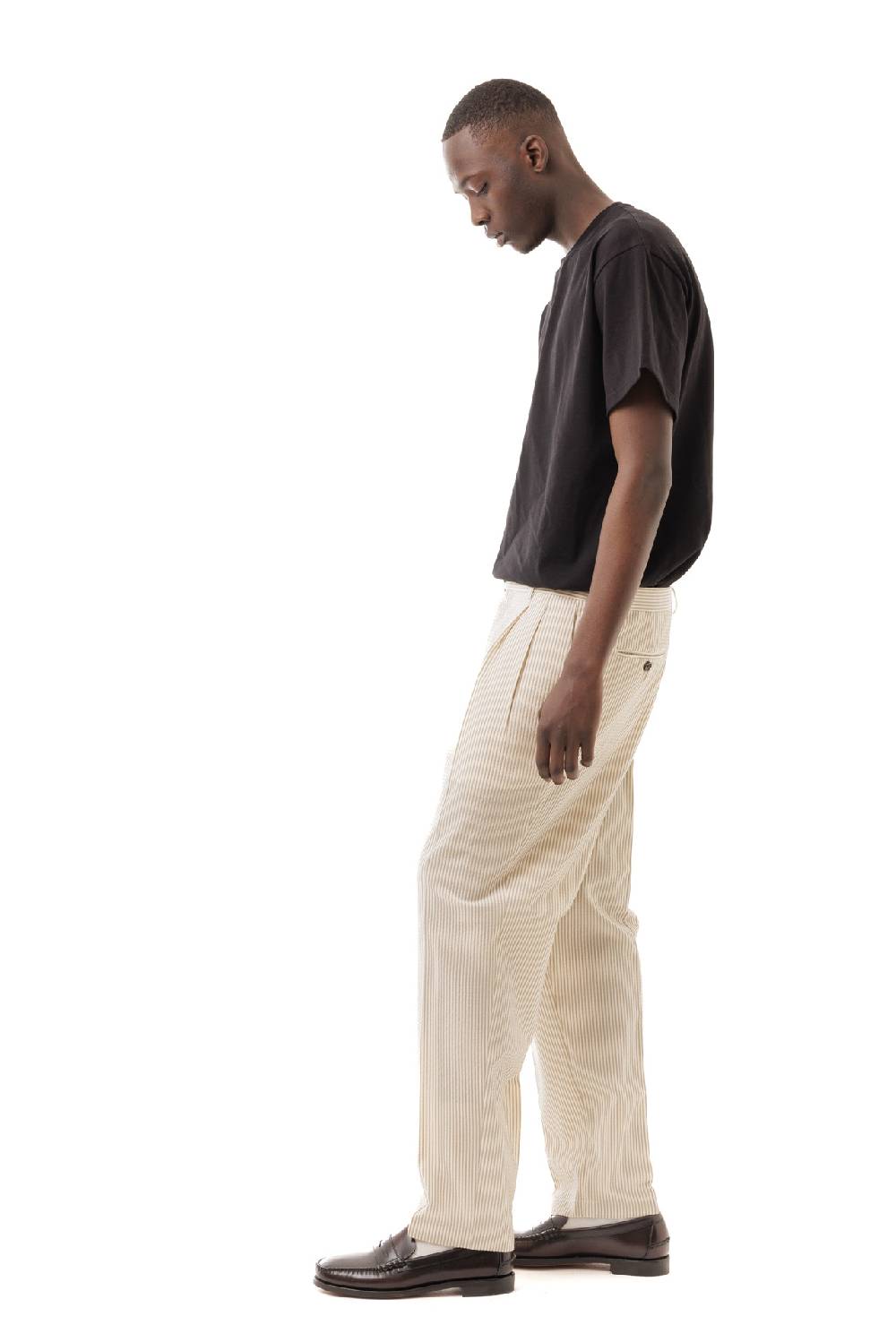 Lc23 Seersucker Stripes Trousers Vendita Economica
