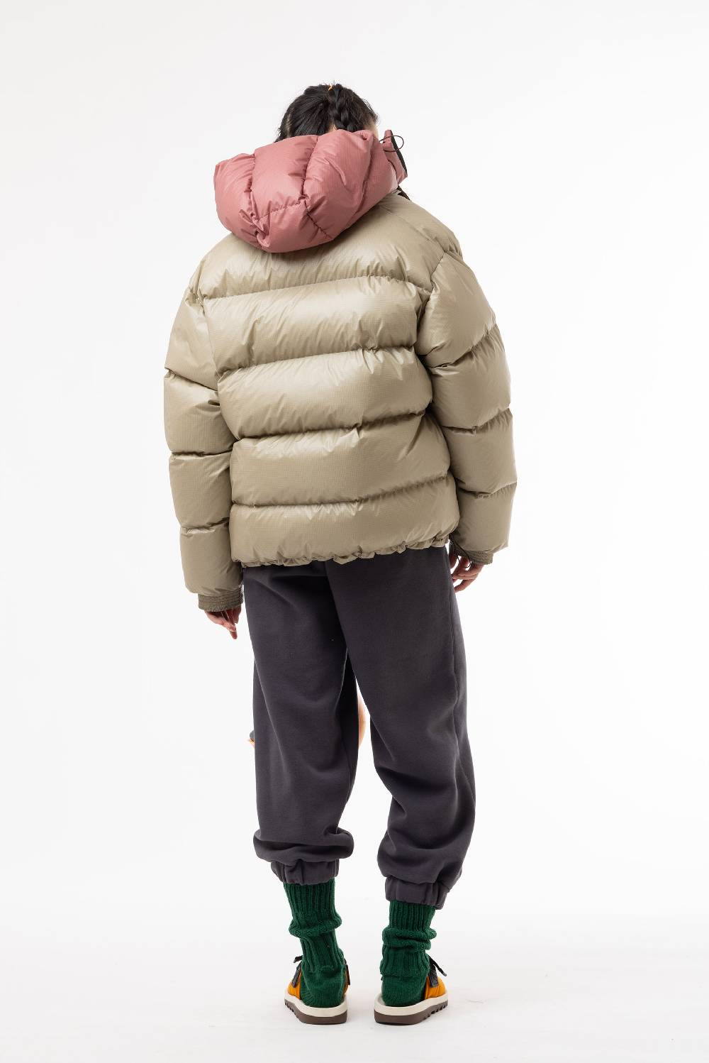 Lc23 Multipocket Down Jacket Beige/Pink Offerta Pasqua