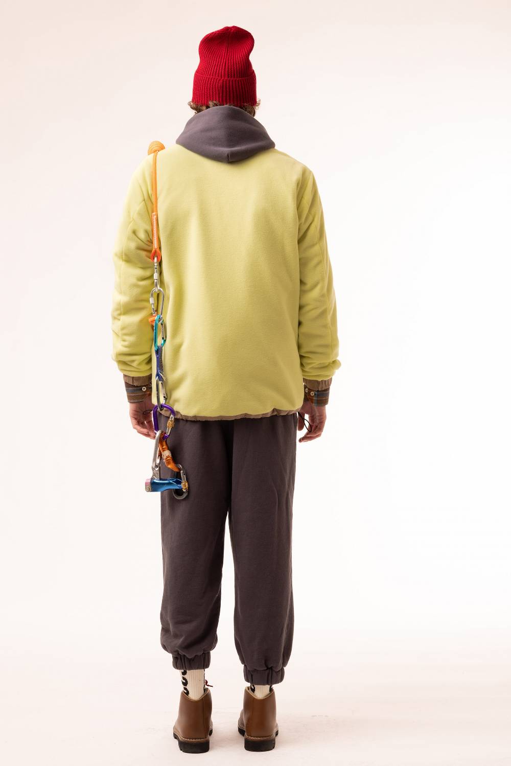 Lc23 Polartec Sherpa Jacket Yellow Smaltimento dello stoccaggio
