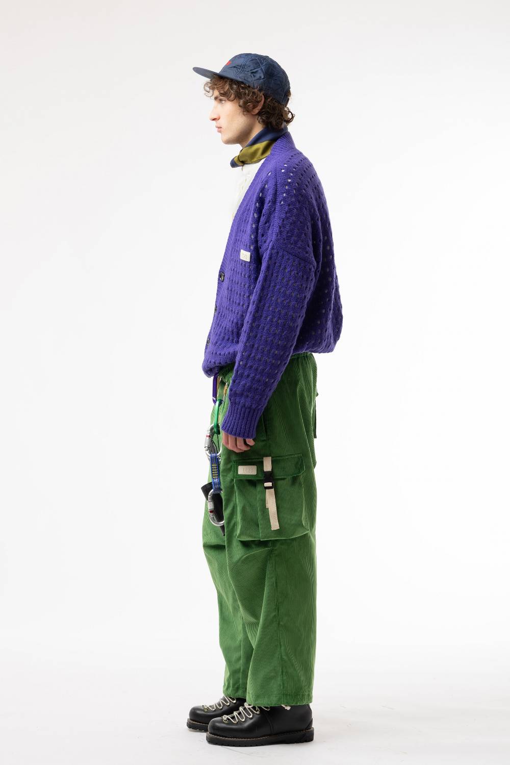 Lc23 Perforated Cardigan Purple Grandi sconti