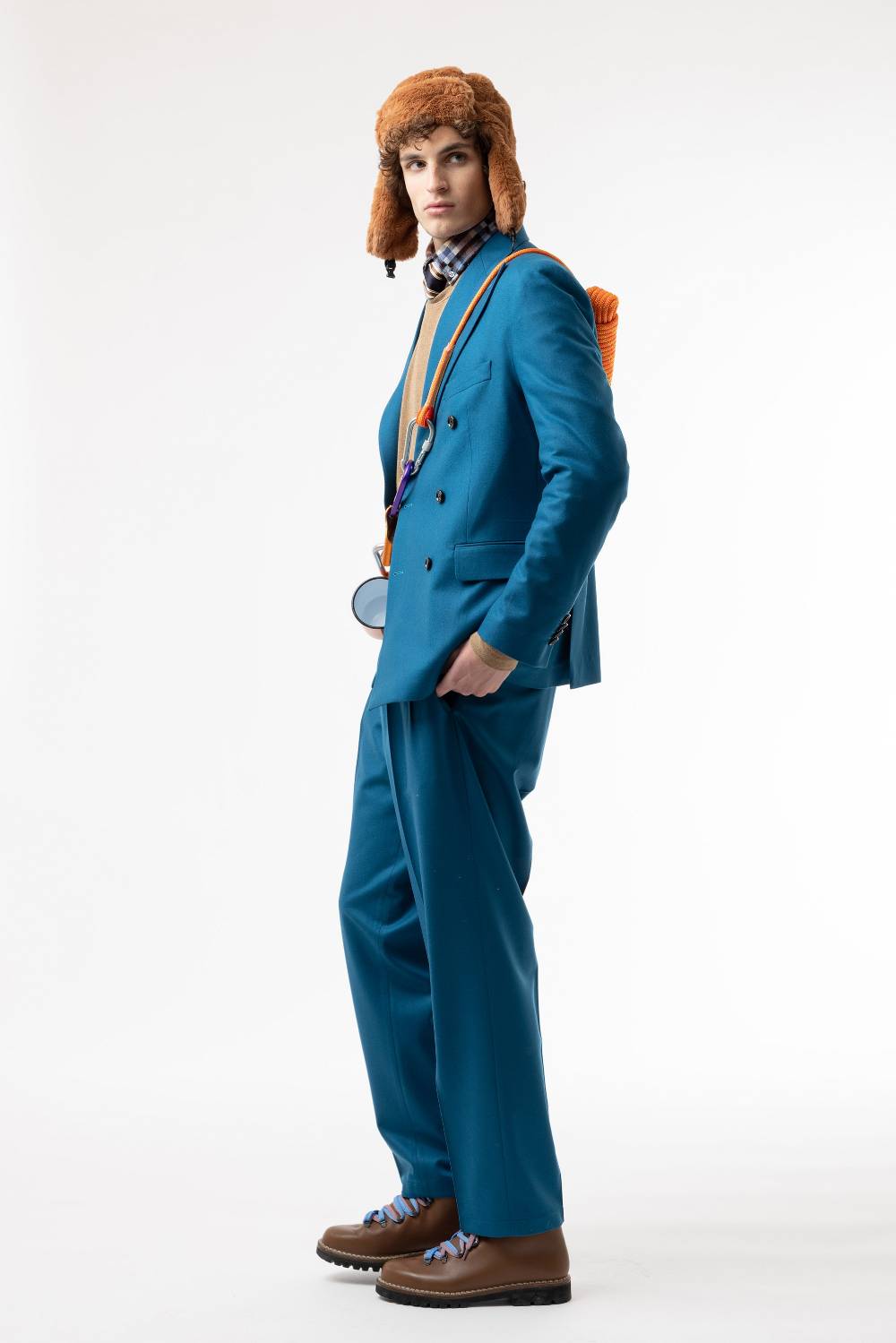 Lc23 Flannel Petrol Blazer Offerte stagionali