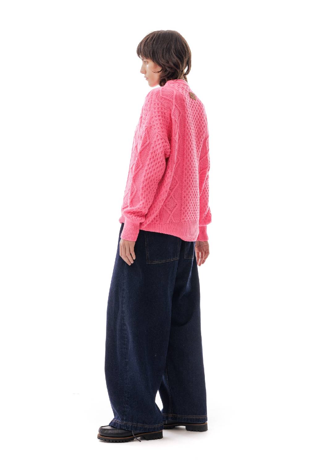 Lc23 Irish Knit Sweater Pink Enormi risparmi