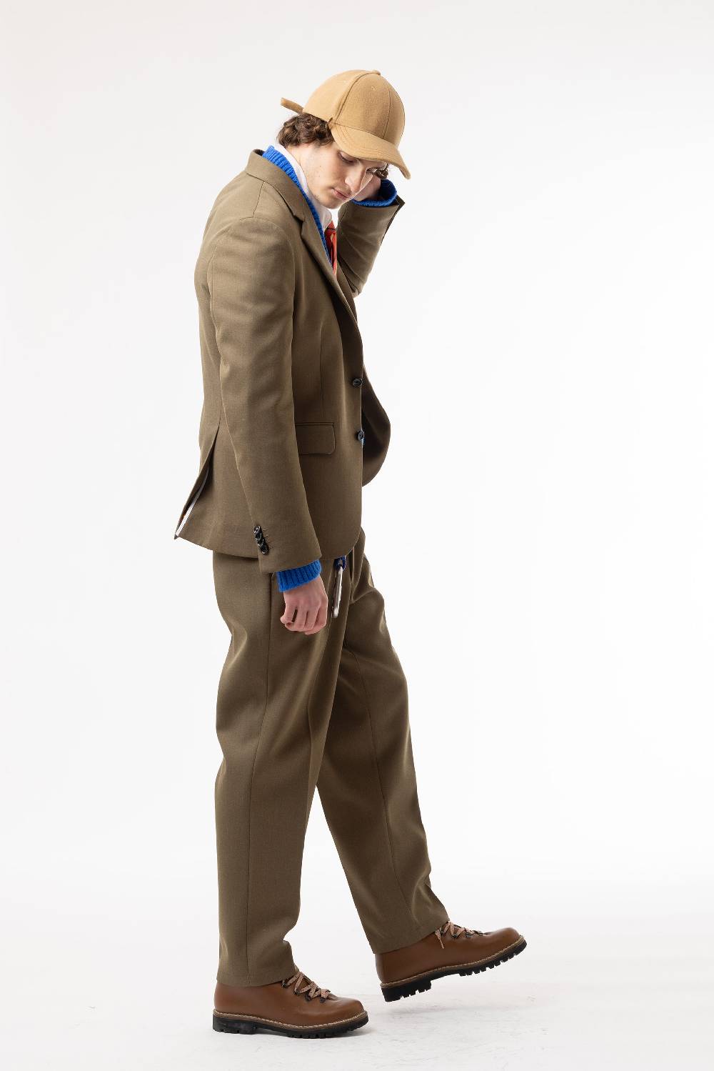 Lc23 Marzotto Wool Olive Blazer Ritorno libero