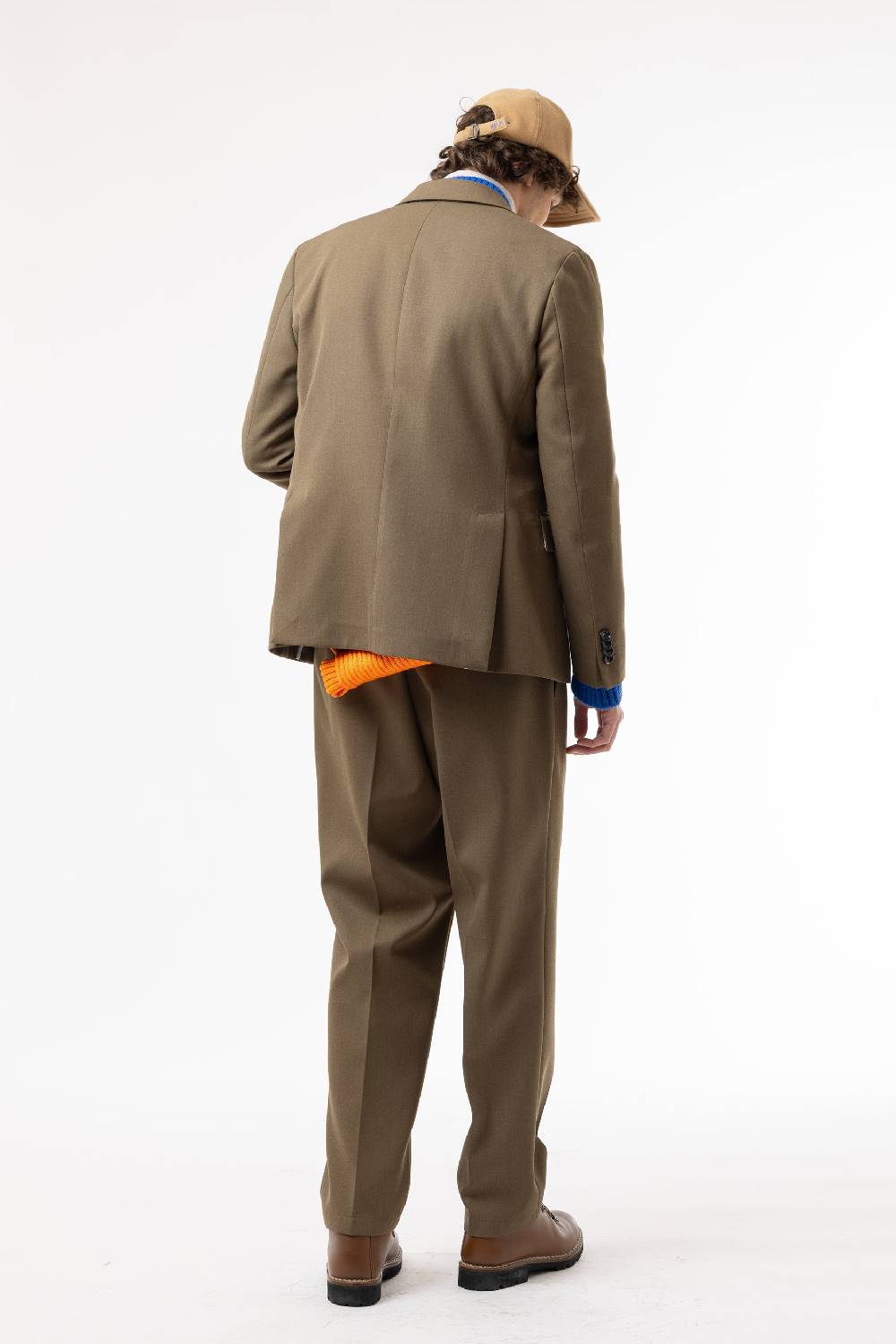 Lc23 Marzotto Wool Olive Blazer Ritorno libero