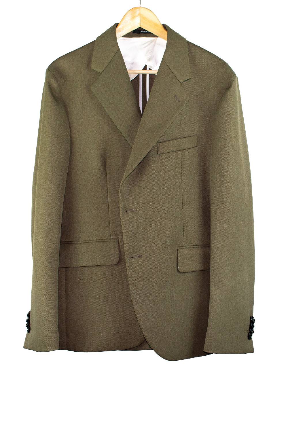 Lc23 Marzotto Wool Olive Blazer Ritorno libero