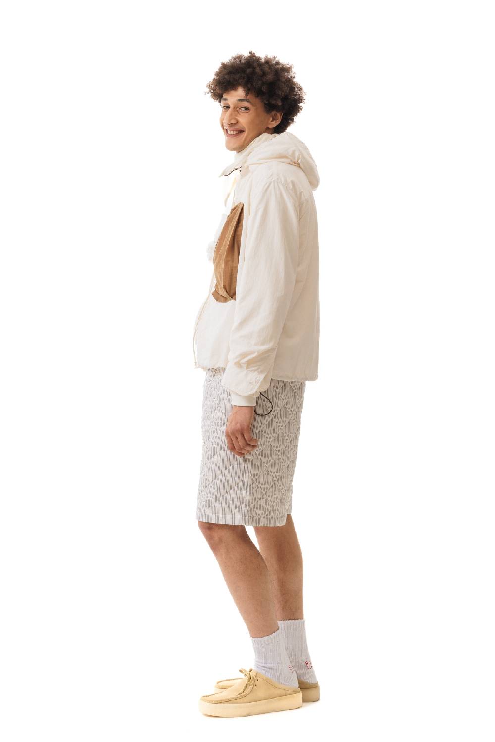 Lc23 Nylon Shirt Cream-Brown Discount Store per i nuovi prodotti