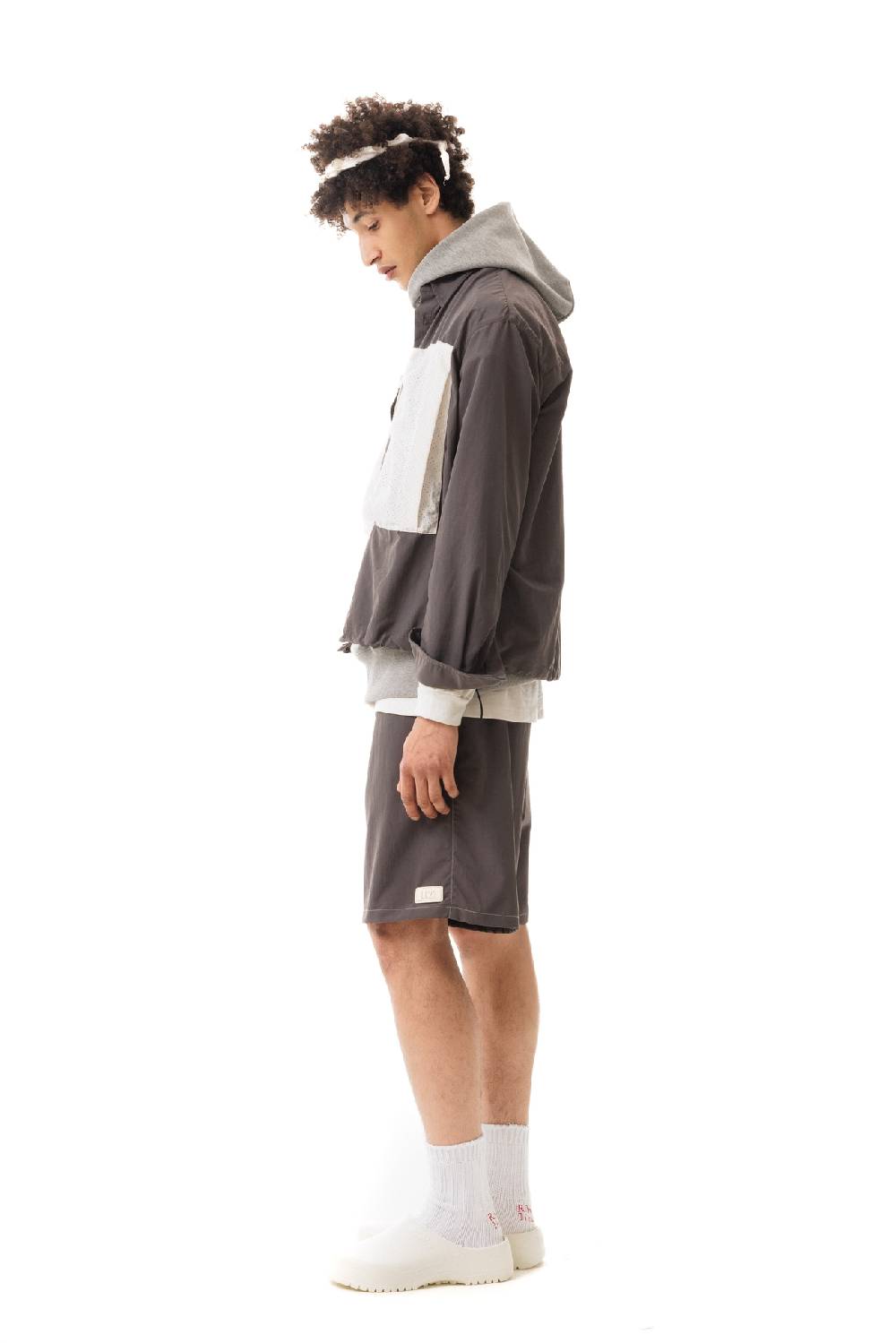 Lc23 Nylon Shirt Grey-Cream Solo un giorno rimasto