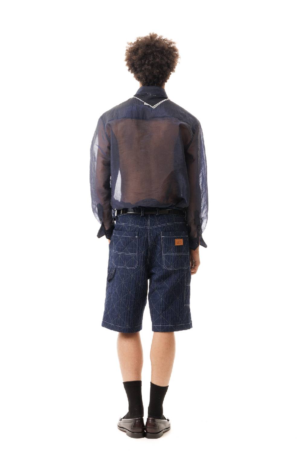 Lc23 Organza Nylon Shirt Navy 50% di sconto con spedizione gratuita