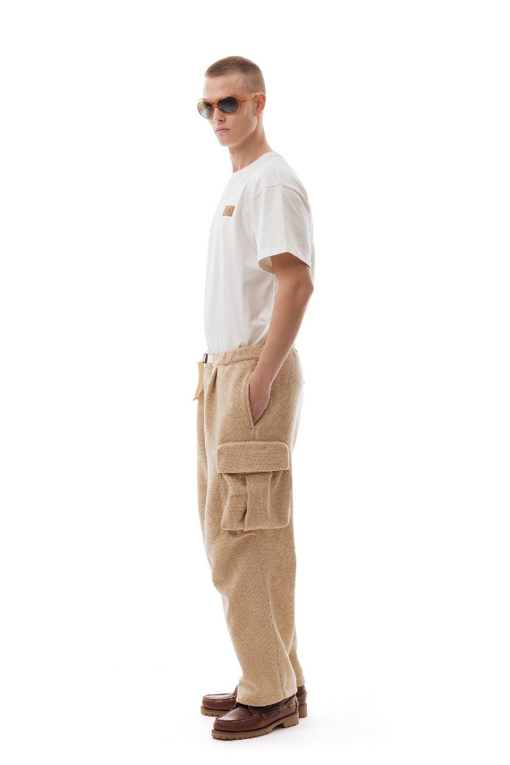 Lc23 Wool Cargo Pants Beige Italia
