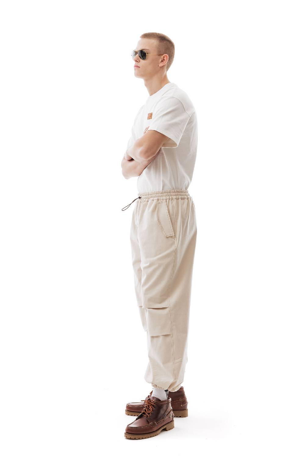 Lc23 Paracadute Pants Cream Promozione