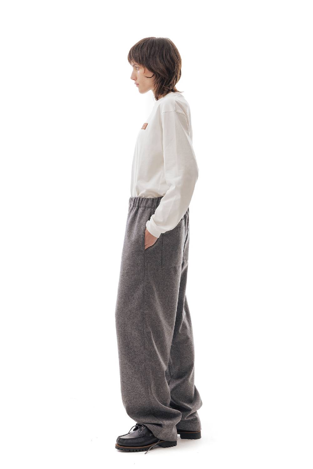 Lc23 WR Wool Pants Grey Pezzi Unici