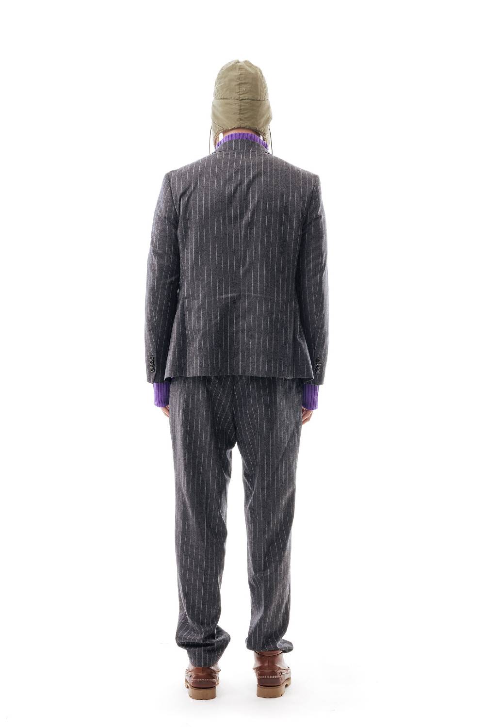Lc23 Gessato Grey Blazer Qualità Garantita